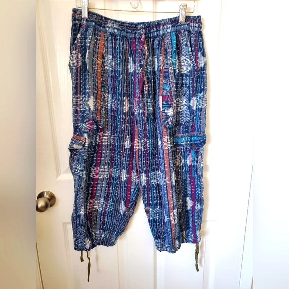 Freak N' Chic Cotton Crop Cargo Pants - Picture 1 of 7